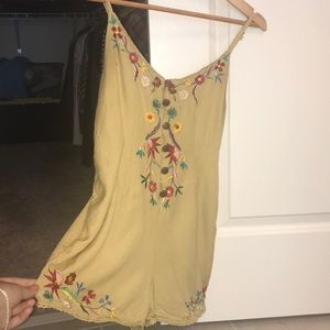 Yellow Flower romper